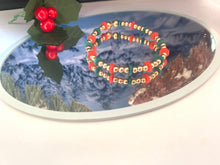 Load image into Gallery viewer, Christmas Gold Beaded Bracelet
